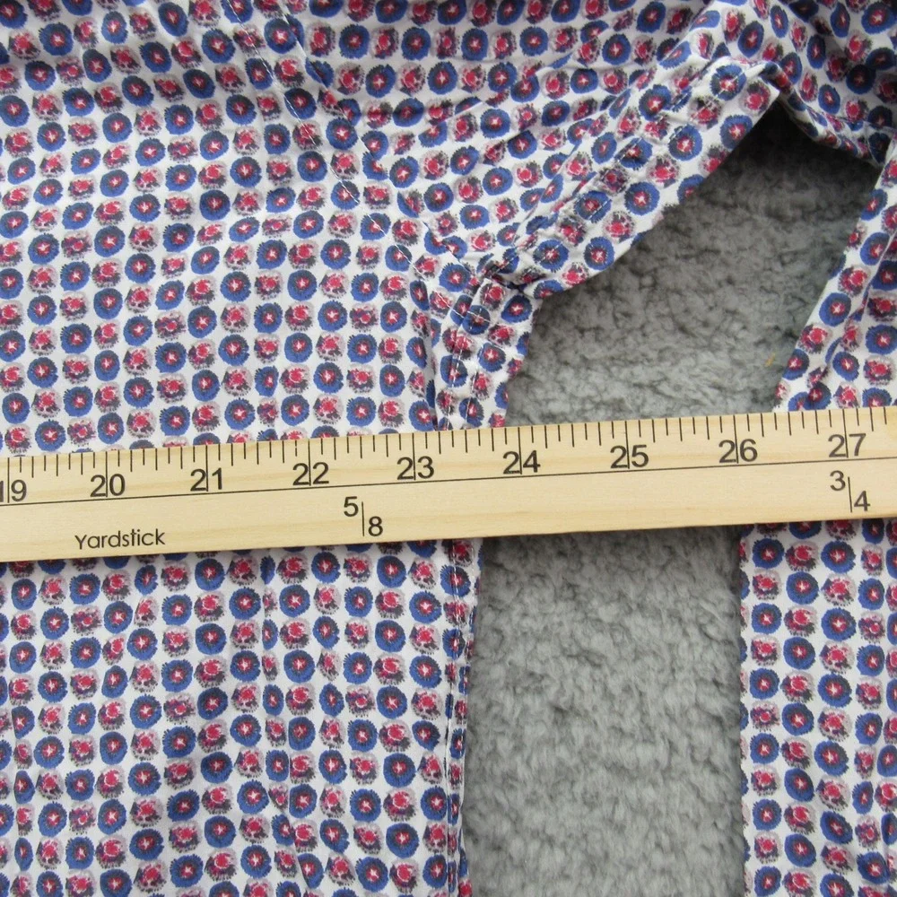 CANALI 1934 Mens XL Geometric Print Long Sleeve Button Down‎ Dress Shirt Italy